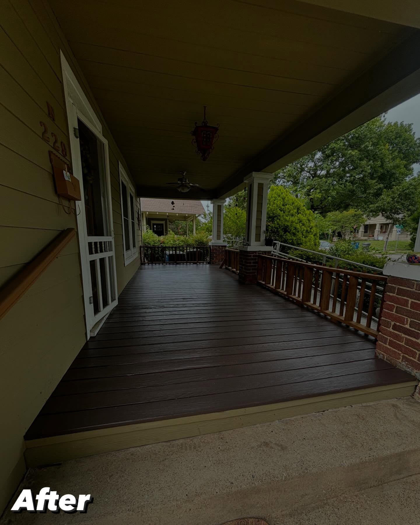 Deck Staining Project