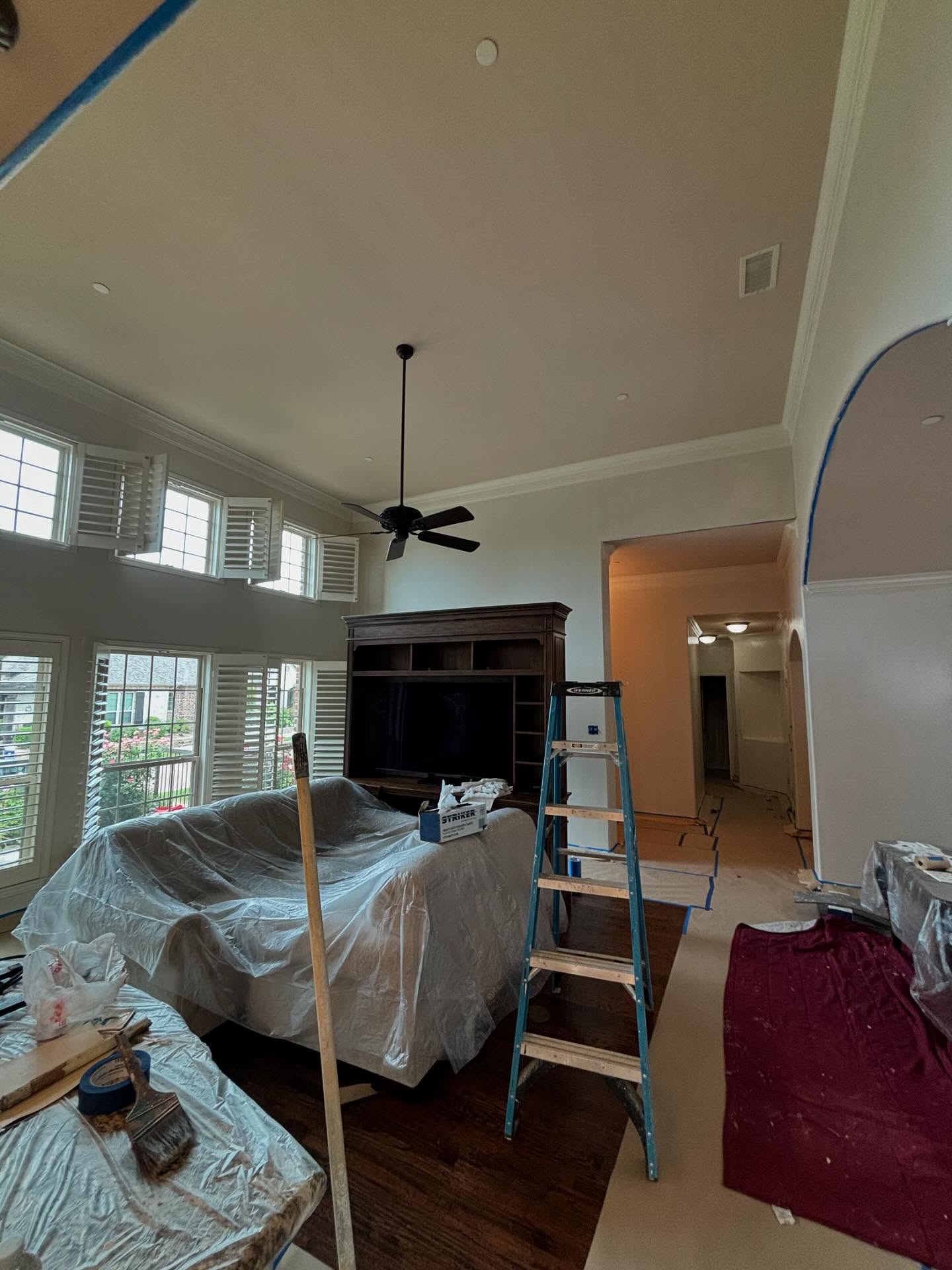 Interior room before painting