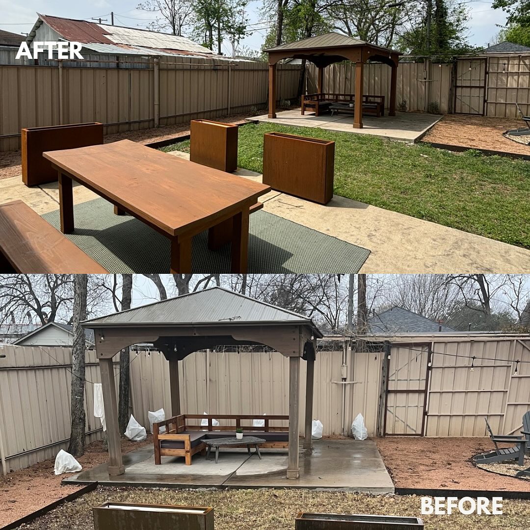 Pergola Finishing